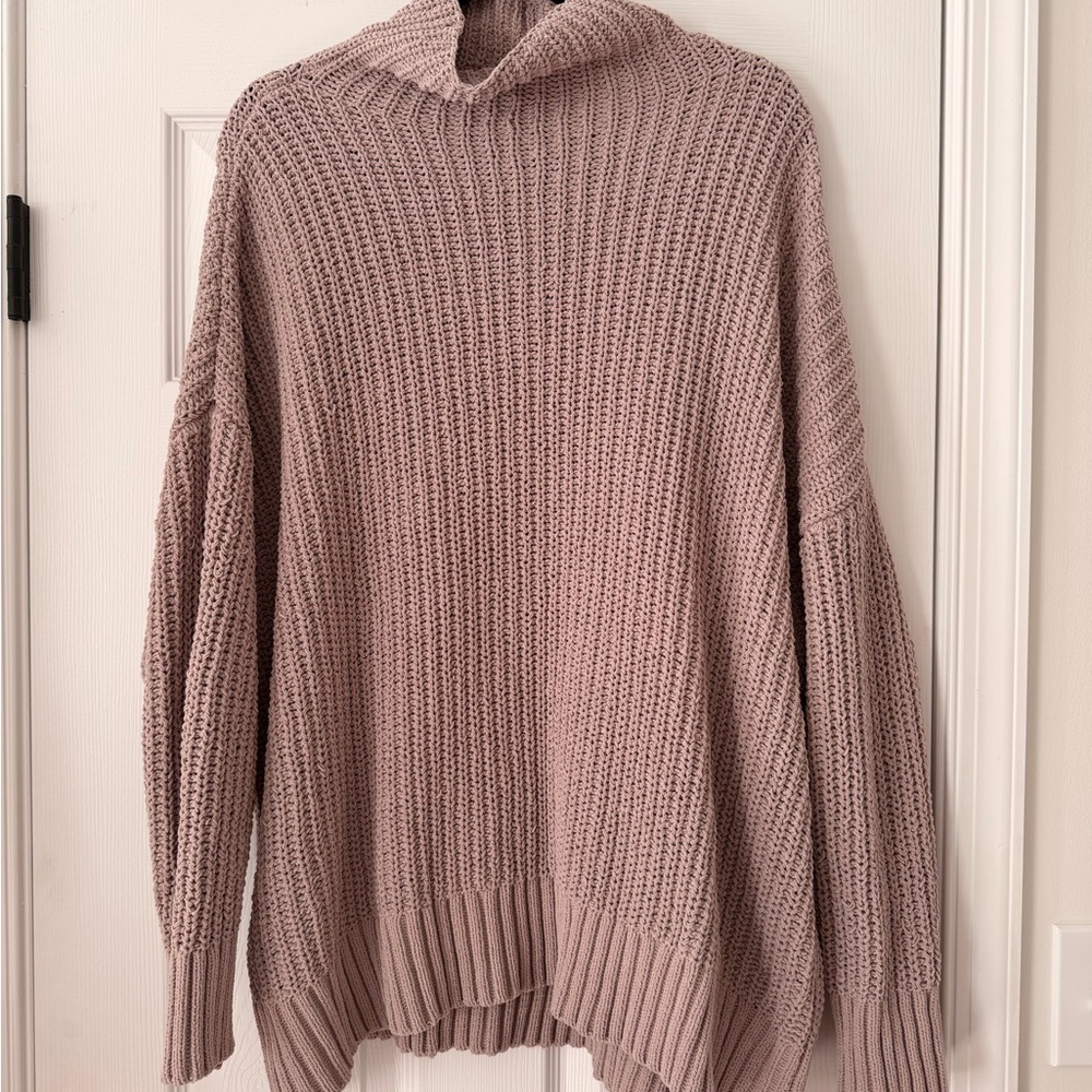 Aerie Chenille Mock Sweater